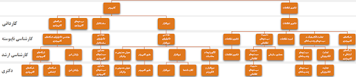 چارت سازمانی