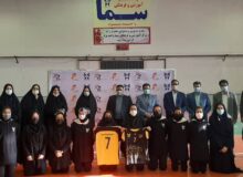 حضور تیم هندبال بانوان سما یزد بعنوان نماینده استان در لیگ دسته یک کشور و مراسم رونمایی از لباس تیم