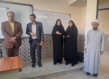 بازدید معاون آموزش های عمومی دانشگاه آزاد اسلامی یزد از مدارس سما شهرستان یزد
