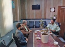 نشست همکاری با فرماندهی کلانتری رزمندگان شهرستان یزد