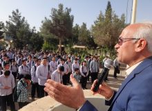 زنگ مهر امام رضایی در مجتمع آموزشی فرهنگی سما یزد نواخته شد